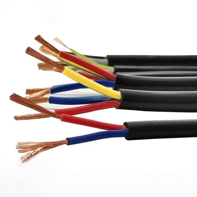 Flexible RVV Electrical Cable 2/3/4/5 Multi-Core Copper Power Cable for Indoor and Outdoor Use