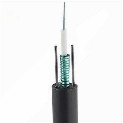High Strength GYXTW Fiber Optic Cable 2-24 Cores Single Mode Steel Tape Armored for Aerial Duct Telecommunication