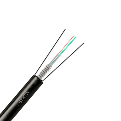 Outdoor GYXTW Fiber Optic Cable 2~24 Core Single Mode Armored Central Loose Tube for Aerial and Duct Installation