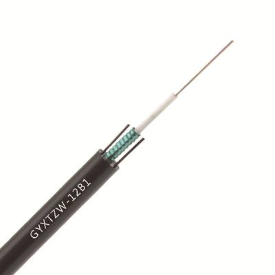 High Strength GYXTW Fiber Optic Cable 2-24 Cores Single Mode Steel Tape Armored for Aerial Duct Telecommunication
