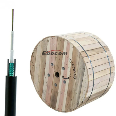 Outdoor Duct GYXTW Kabel Serat Optik Mode Tunggal G652d 8 Instalasi saluran inti