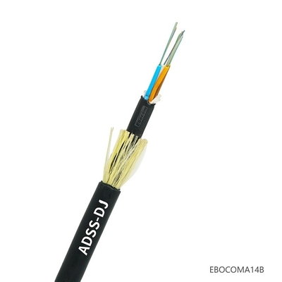 ADSS 2km 3km China Manufacturer Singlemode G652 72 core Fiber Optic Cable