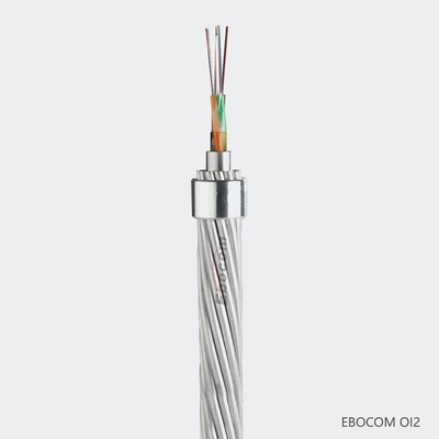 OPGW-48B1-100 118.8;66.2 Kabel kabel tanah 48 72 288 Inti untuk infrastruktur menara Komuni
