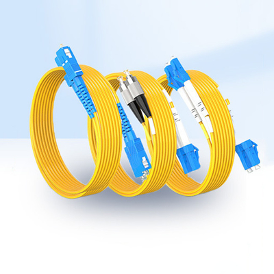 Fiber Optic Patch Cord LC SC FC ST Duplex SM G.652D G.657A1 2.0mm 3.0mm Dengan Jaket PVC LSZH