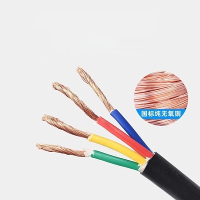 Flexible RVV Electrical Cable 2/3/4/5 Multi-Core Copper Power Cable for Indoor and Outdoor Use
