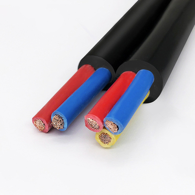 Flexible RVV Electrical Cable 2/3/4/5 Multi-Core Copper Power Cable for Indoor and Outdoor Use