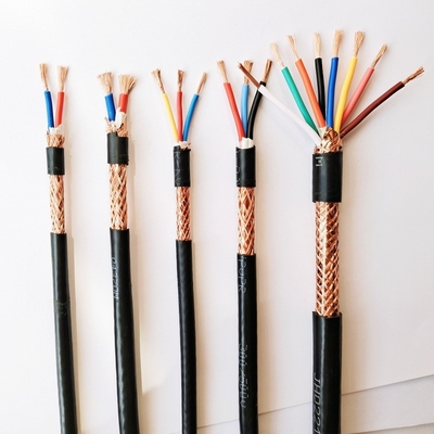 RVVP 0.3mm2 ~ 2.5mm2 Kabel Flex Double Shielded 2 ~ 6 Inti Kabel Sinyal Keamanan