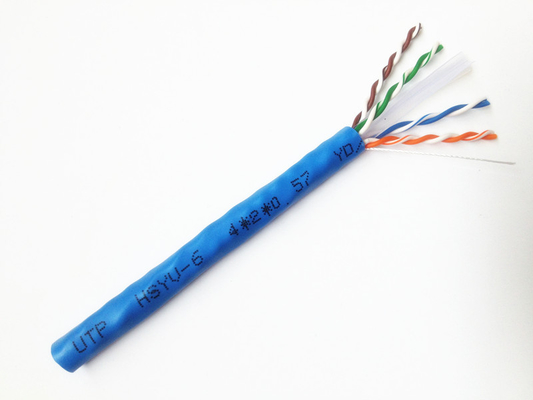 CAT-6a FTP UTP CAT6 Lan Kabel CAT 6 24AWG Kawat tembaga yang terikat untuk port switch