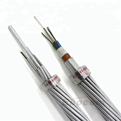 OPGW-48B1-100 118.8;66.2 Kabel kabel tanah 48 72 288 Inti untuk infrastruktur menara Komuni