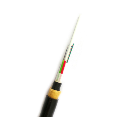 Kabel Fiber Optik ADSS Luar Ruangan 12 24 46 48 60 96 Inti Rentang 100 200 500m