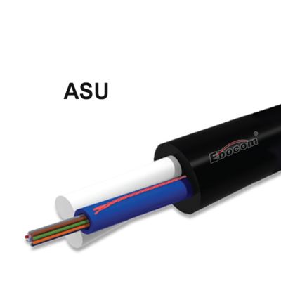 Kabel Jatuh HDPE Tabung Kekuatan FRP Mandiri ASU 7.0/8.0