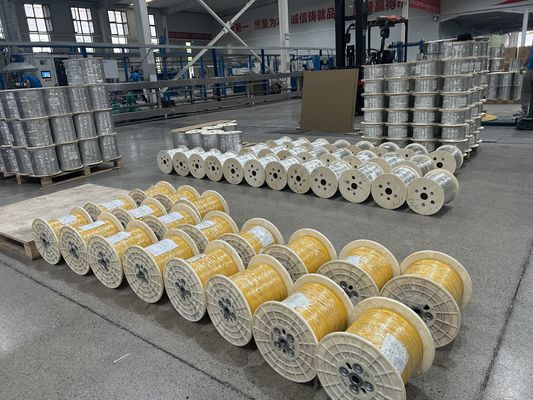 EBOCOM GJFJV GJFJH Kabel optik dalam ruangan 2-24 inti Mode tunggal G652D Komunikasi distribusi