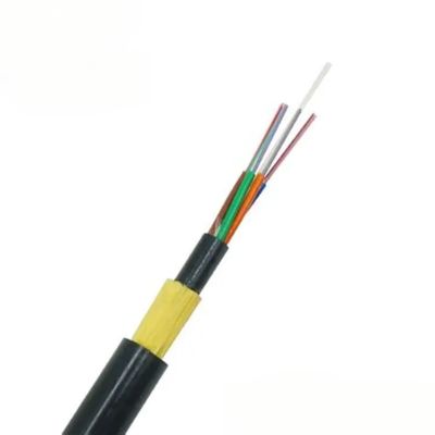 Kabel Fiber Optik ADSS Tipe Selubung Ganda untuk Instalasi Udara Rentang 200m