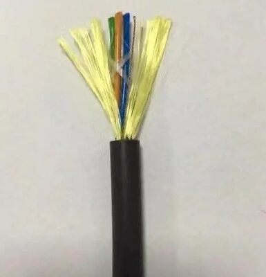 72 Core ADSS Fiber Optic Cable Single Jacket Untuk Penggunaan 100M Span